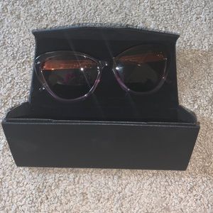 Purple/brown sunglasses